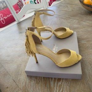 Yellow Suede Sandal